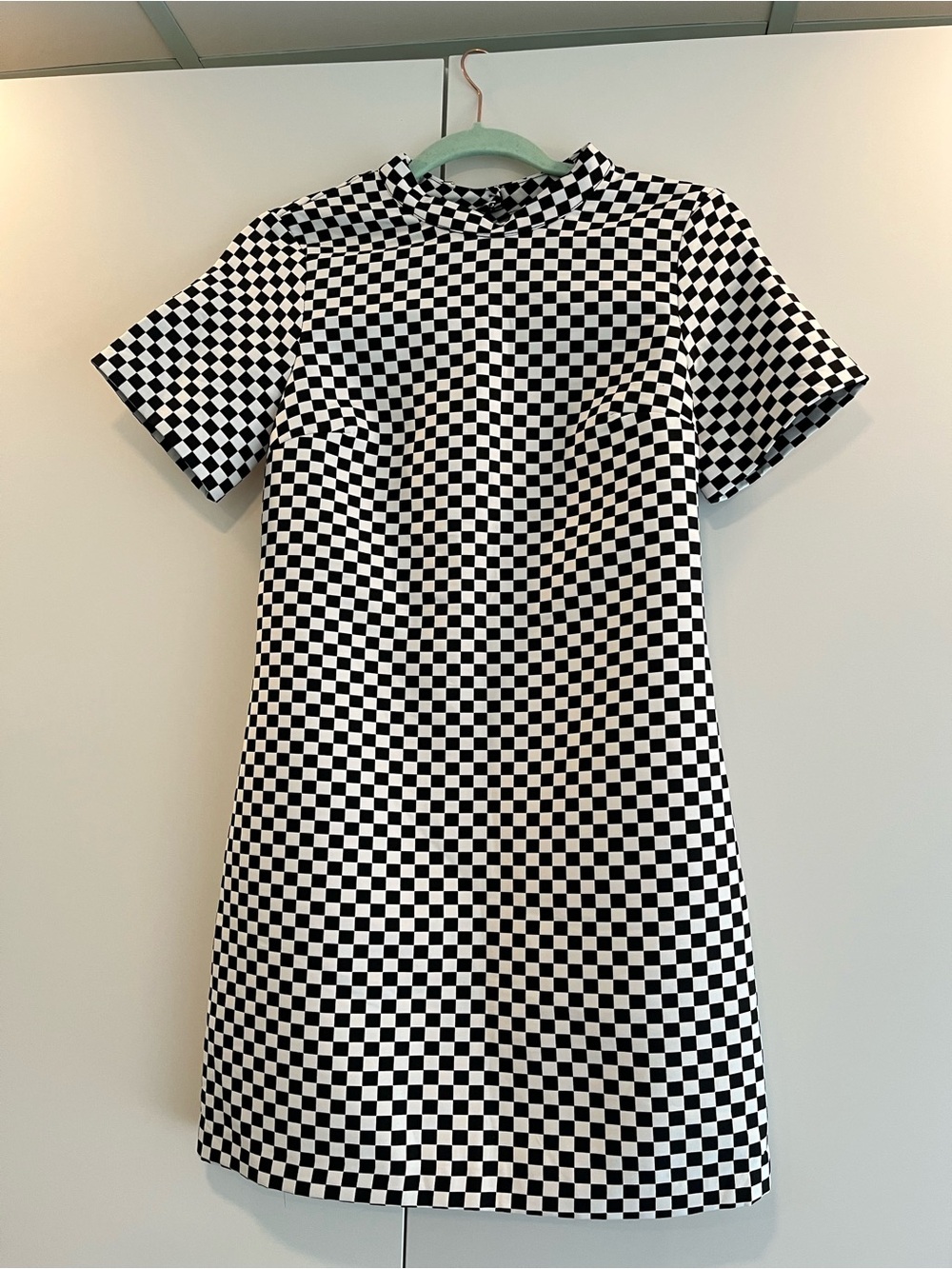 Black & White Checkerboard Dress